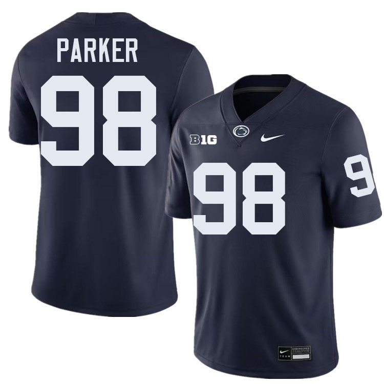Matthew Parker Penn State Jersey,PSU Nittany Lions #98 Matthew Parker Football Uniforms-Navy